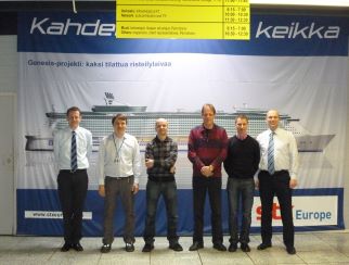 STX Finland and ShaftDesigner delegation at the Turku Shipyard